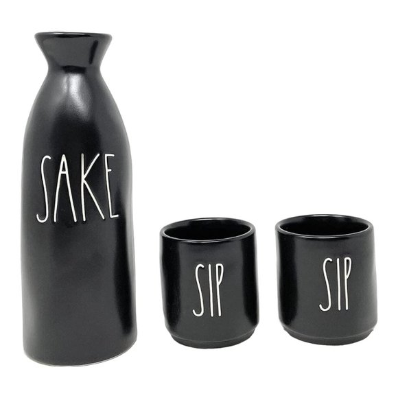 Rae Dunn Dining Rae Dunn Sake Pitcher Cups Sip Gift Set Poshmark